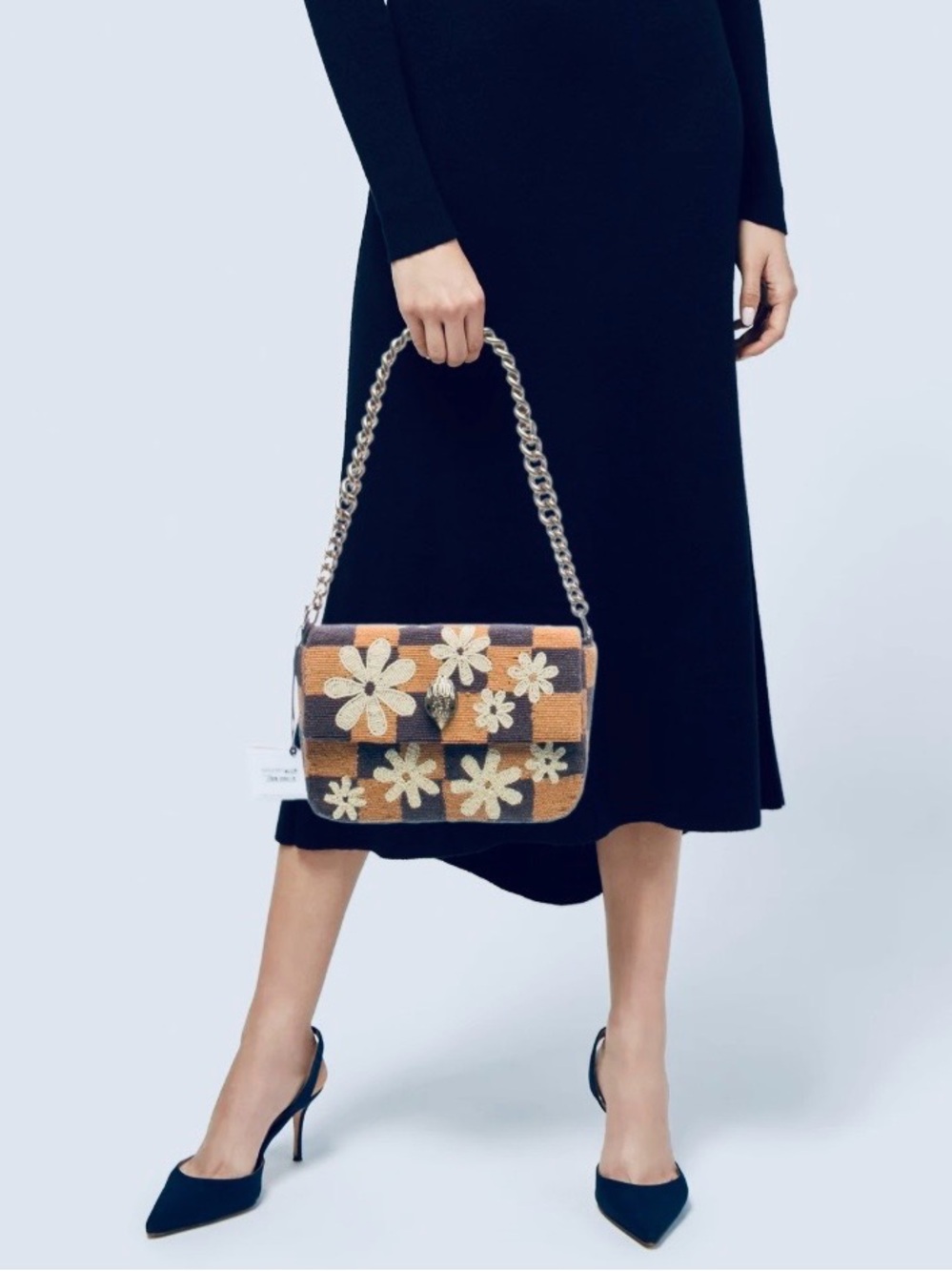 Kurt Geiger London Kensington Beaded Shoulder Bag